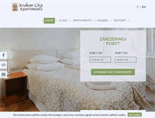 Tablet Screenshot of krakowapartments.info